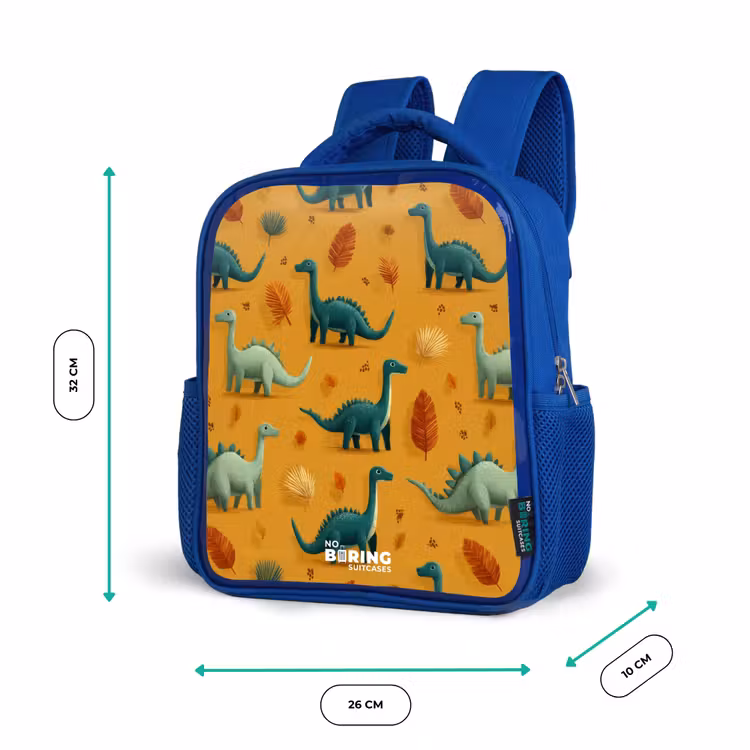 Sac à dos enfant - Bleu - Dino - Animaux - Motif — 6