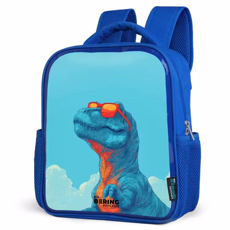 Sac à dos enfant - Bleu - Dino - Lunettes de soleil - Bleu — 7