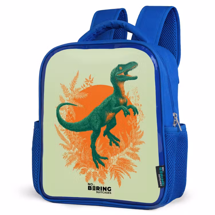 Sac à dos enfant - Bleu - Dino - Nature - Vert — 7