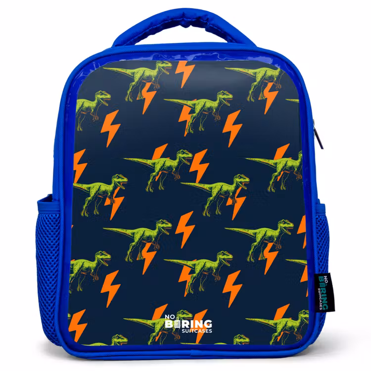 Sac à dos enfant - Bleu - Dinos - Foudre - Animaux - Bleu — 1