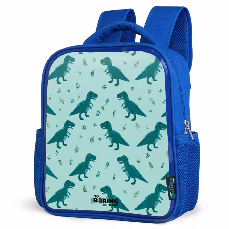 Sac à dos enfant - Bleu - Dinos - Motif - Vert — 7