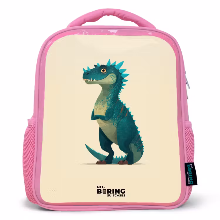 Sac à dos enfant - Rose - Dino - Animal - Bleu - Vert — 1
