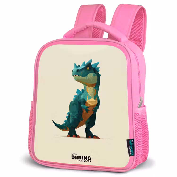 Sac à dos enfant - Rose - Dino - Animal - Vert — 4