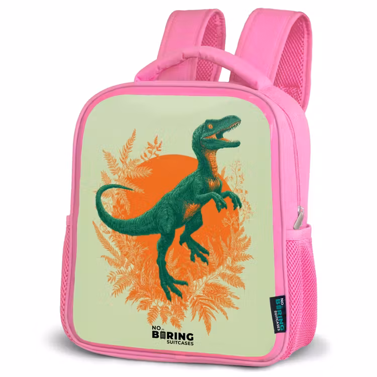 Sac à dos enfant - Rose - Dino - Nature - Vert — 4