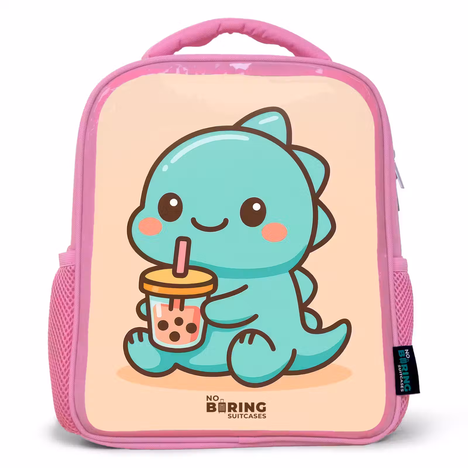 Sac à dos enfant - Rose - Kawai - Dino - Bubbletea — 1