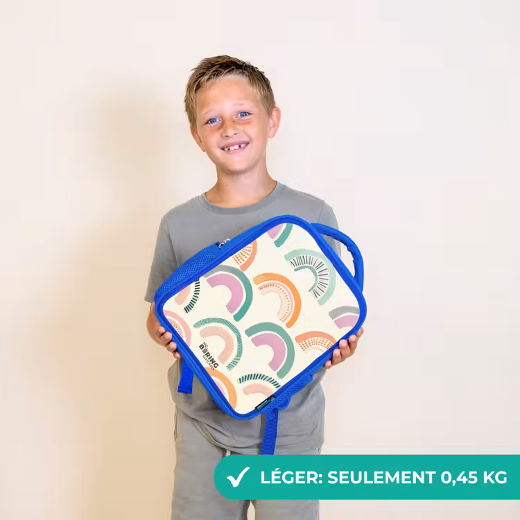 Sac à dos enfant - Bleu - Arcs-en-ciel — 3