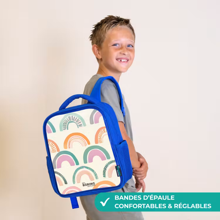 Sac à dos enfant - Bleu - Arcs-en-ciel — 4