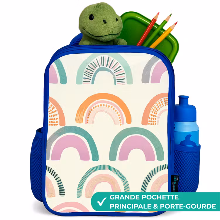 Sac à dos enfant - Bleu - Arcs-en-ciel — 5