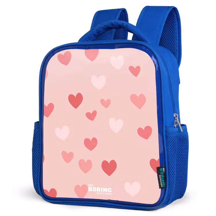 Sac à dos enfant - Bleu - Cœurs — 7