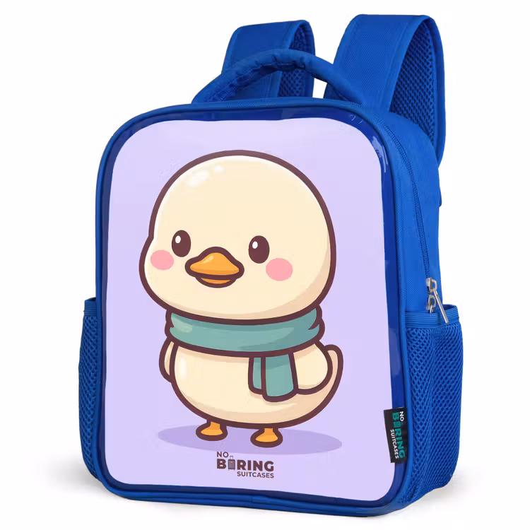 Sac à dos enfant - Bleu - Kawai - Canard - Echarpe — 7