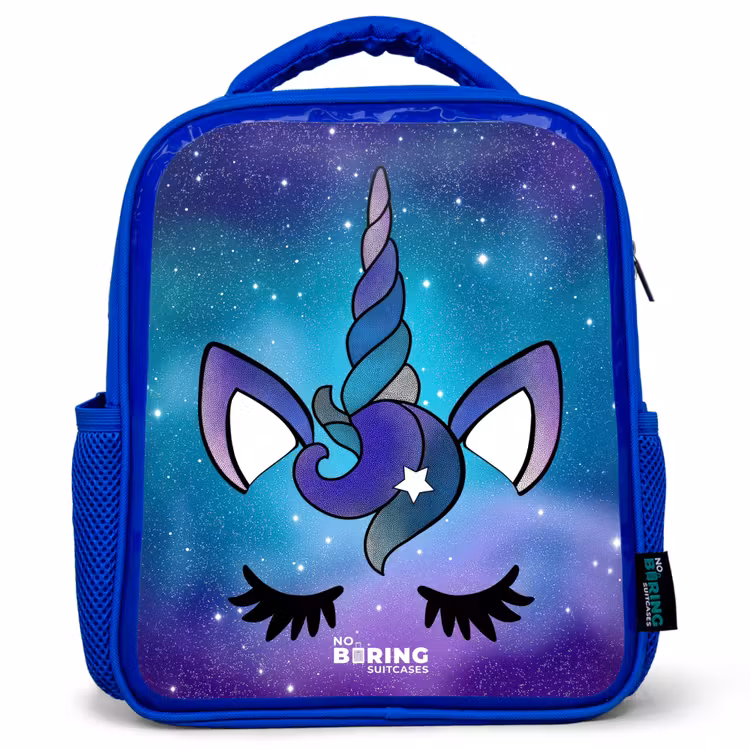 Sac à dos enfant - Bleu - Licorne violette — 1