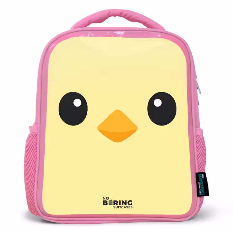 Sac à dos enfant - Rose - Kawai - Chick - Jaune — 1