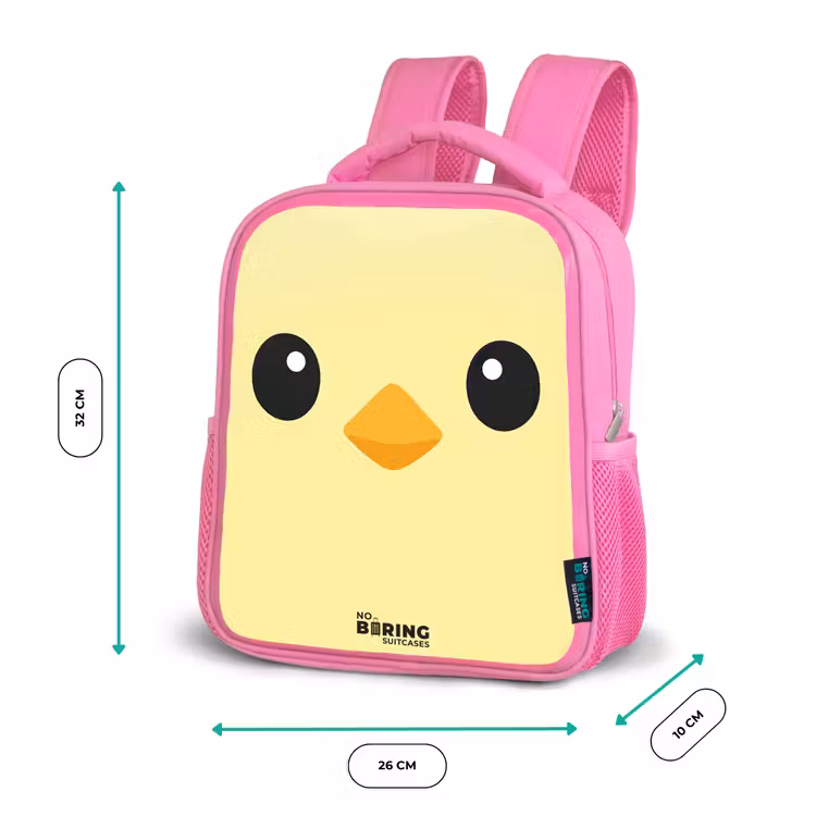 Sac à dos enfant - Rose - Kawai - Chick - Jaune — 3