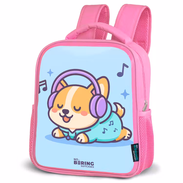 Sac à dos enfant - Rose - Kawai - Chien - Musique — 4