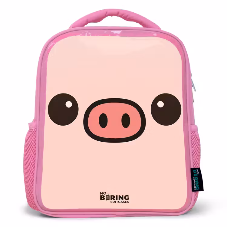 Sac à dos enfant - Rose - Kawai - Cochon - Rose — 1