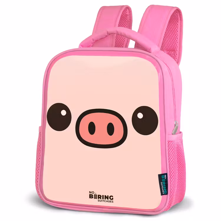 Sac à dos enfant - Rose - Kawai - Cochon - Rose — 4