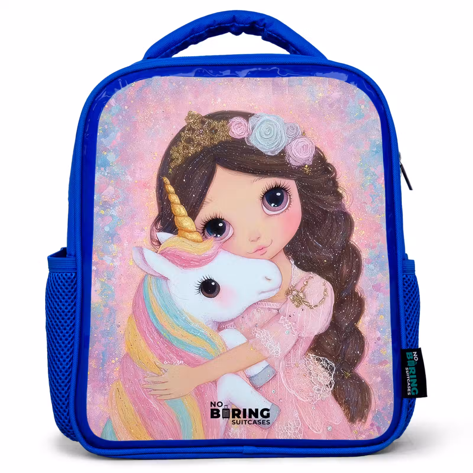 Sac à dos enfant - Bleu - Fille - Licorne - Paillettes — 1