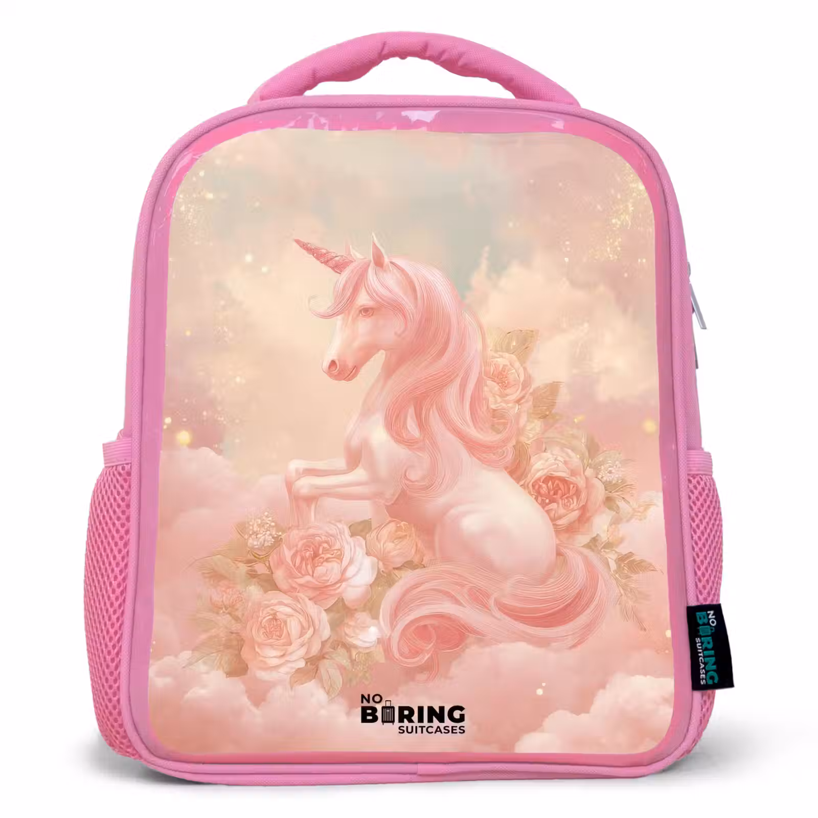 Sac à dos enfant - Rose - Licorne - Nuages - Rose — 1