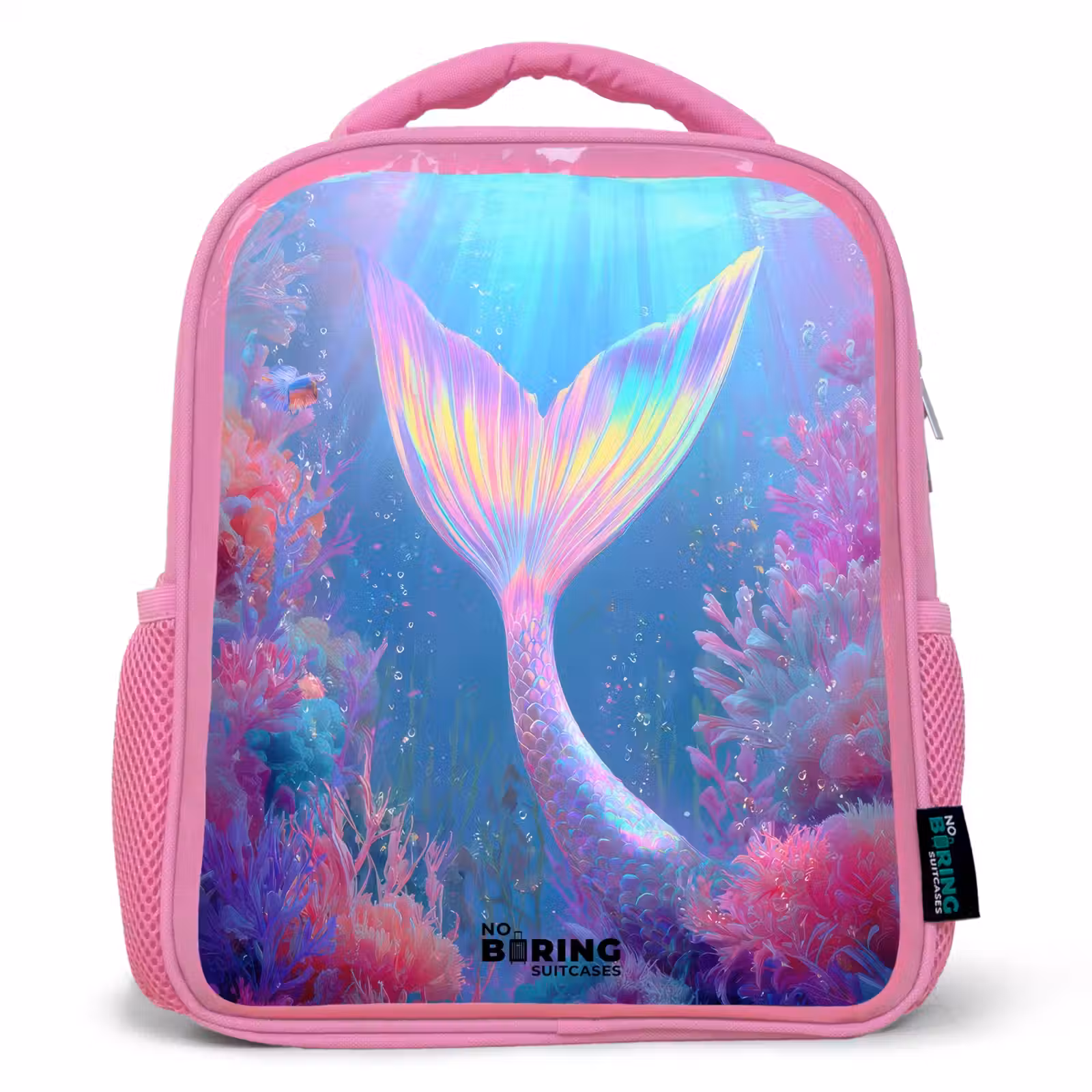 Sac à dos enfant - Rose - Sirène - Corail - Eau — 1
