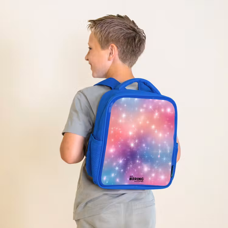 Sac à dos enfant - Bleu - Étoiles - Abstrait - Couleurs — 2