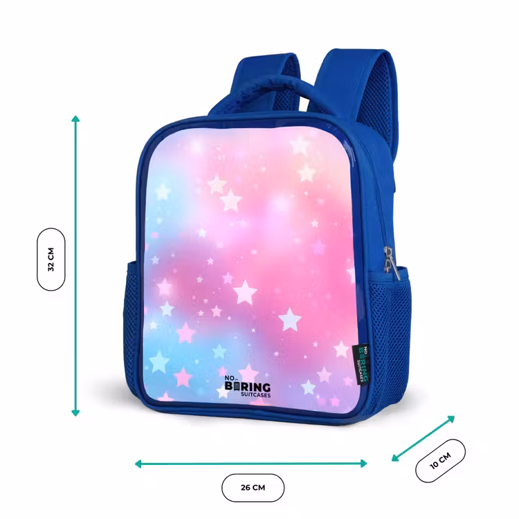 Sac à dos enfant - Bleu - Étoiles - Rose - Bleu — 6