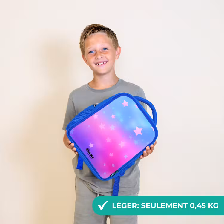 Sac à dos enfant - Bleu - Étoiles - Rose - Bleu — 3