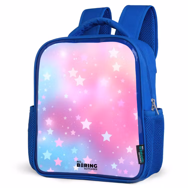 Sac à dos enfant - Bleu - Étoiles - Rose - Bleu — 7