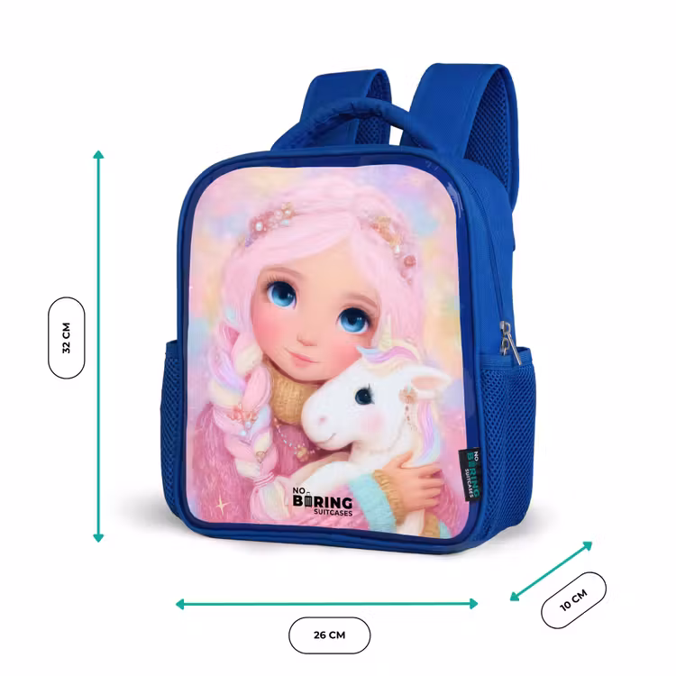 Sac à dos enfant - Bleu - Fille - Licorne - Rose — 6
