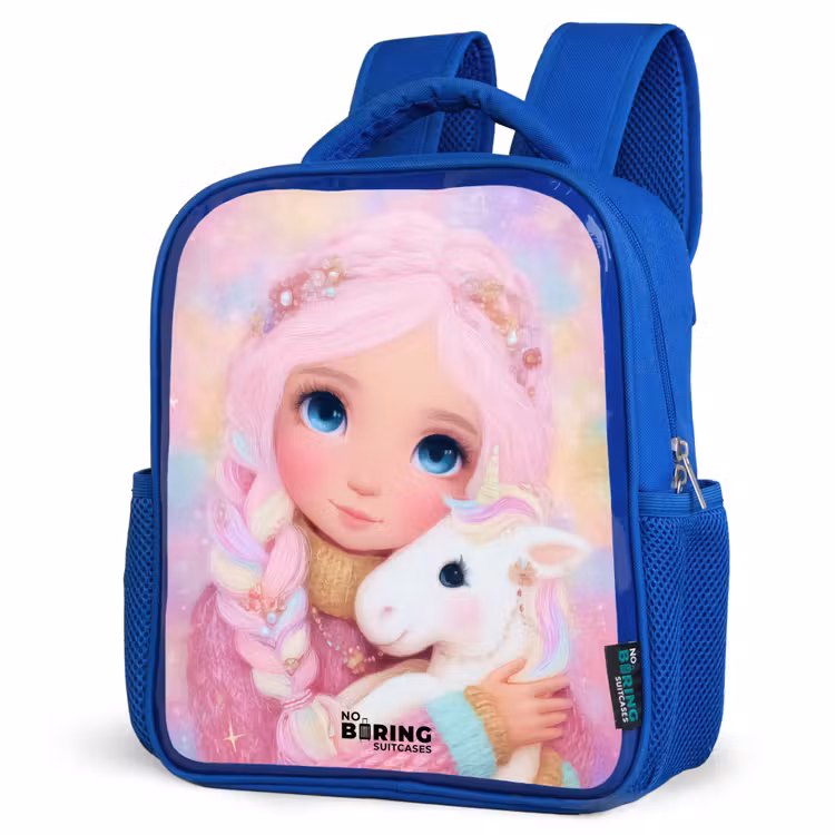 Sac à dos enfant - Bleu - Fille - Licorne - Rose — 7