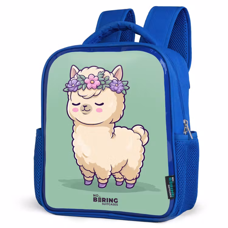 Sac à dos enfant - Bleu - Kawai - Alpaga - Vert — 7