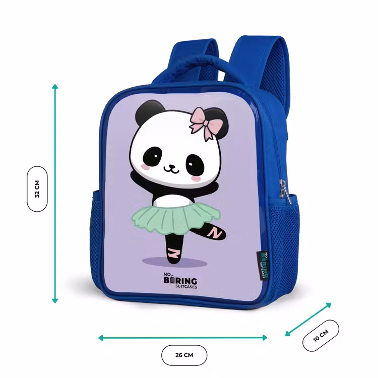 Sac à dos enfant - Bleu - Kawai - Ballet - Panda — 6