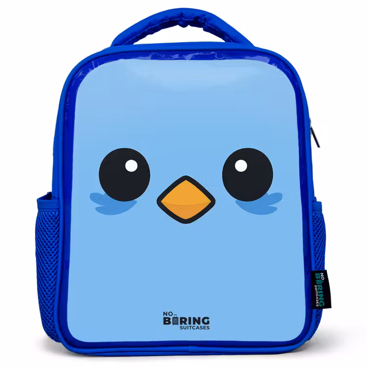 Sac à dos enfant - Bleu - Kawai - Oiseau - Bleu — 1