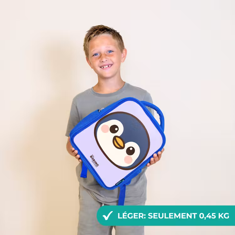 Sac à dos enfant - Bleu - Pingouin — 3
