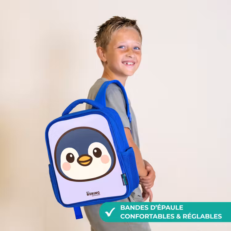 Sac à dos enfant - Bleu - Pingouin — 4