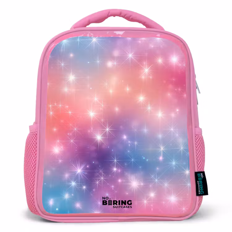 Sac à dos enfant - Rose - Étoiles - Abstrait - Couleurs — 1