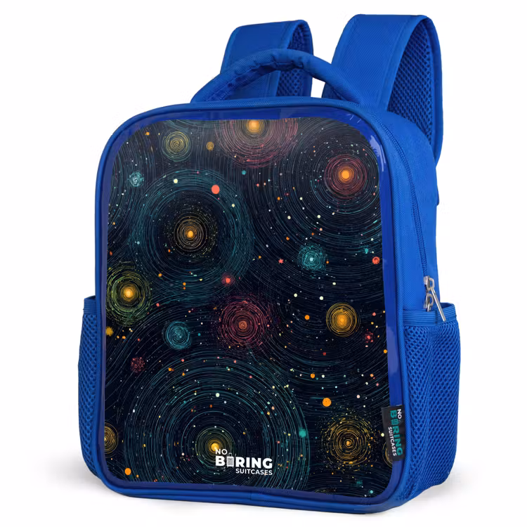Sac à dos enfant - Bleu - Étoiles - Planètes - Colorées — 7