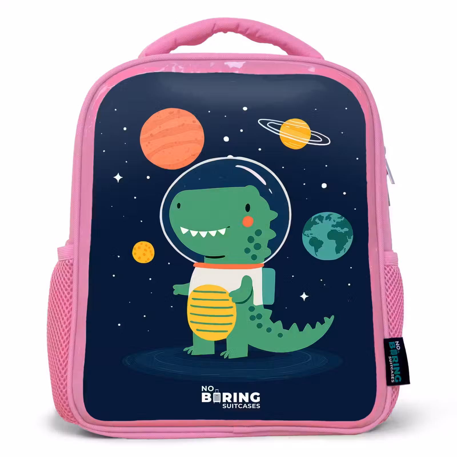 Sac à dos enfant - Rose - Espace - Dino - Planètes - Étoiles — 1