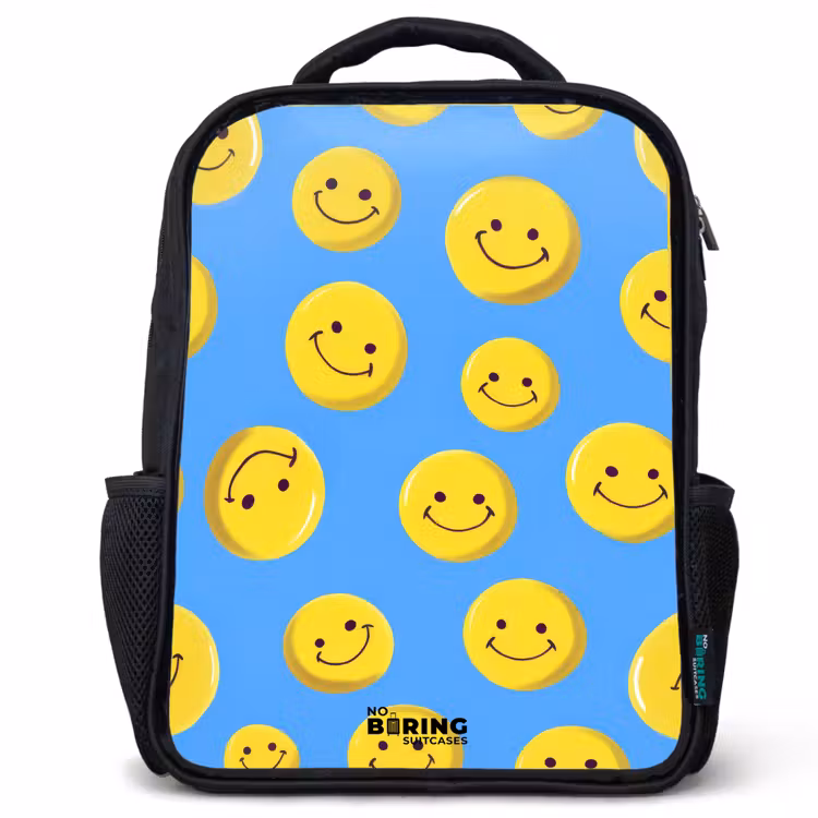 Sac à dos enfant - Noir - Joyeuse pluie souriante — 1