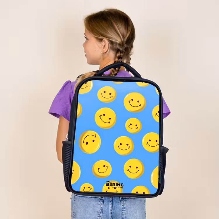 Sac à dos enfant - Noir - Joyeuse pluie souriante — 4