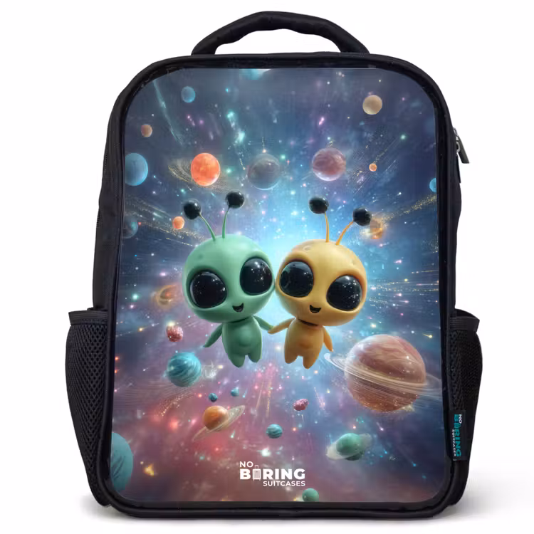 Sac à dos enfant - Noir - Joyeux amis extraterrestres — 1