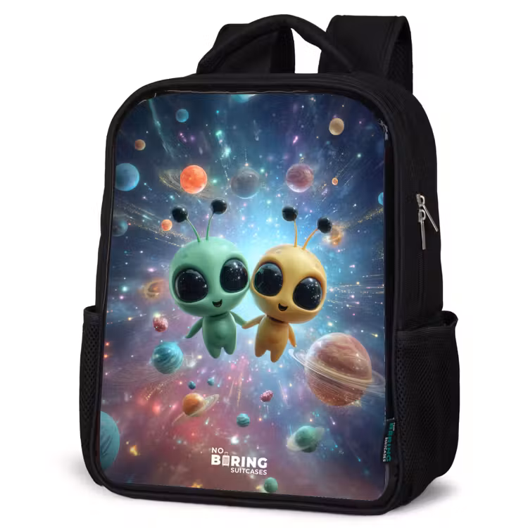 Sac à dos enfant - Noir - Joyeux amis extraterrestres — 6
