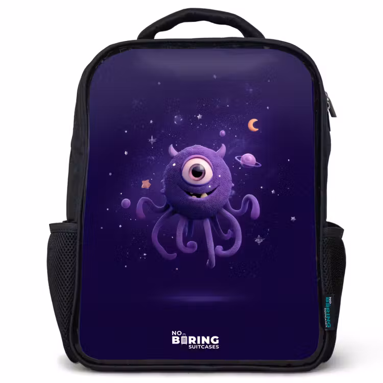 Sac à dos enfant - Noir - Monstre cosmique à tentacules — 1
