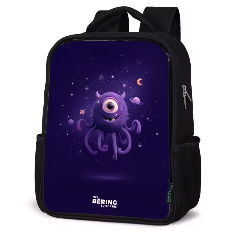 Sac à dos enfant - Noir - Monstre cosmique à tentacules — 6