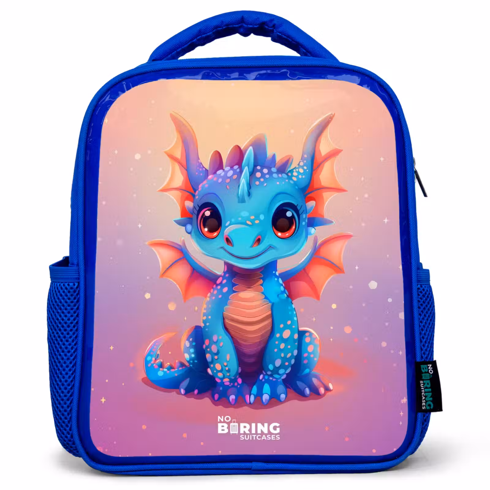 Sac à dos enfant - Bleu - Mignon bébé dragon — 1