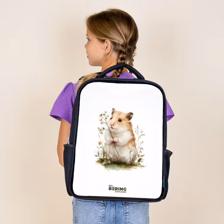 Sac à dos enfant - Noir - Animal - Nature - Hamster — 4