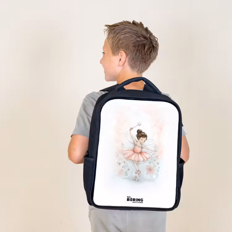 Sac à dos enfant - Noir - Ballerine - Elfe - Fée — 2