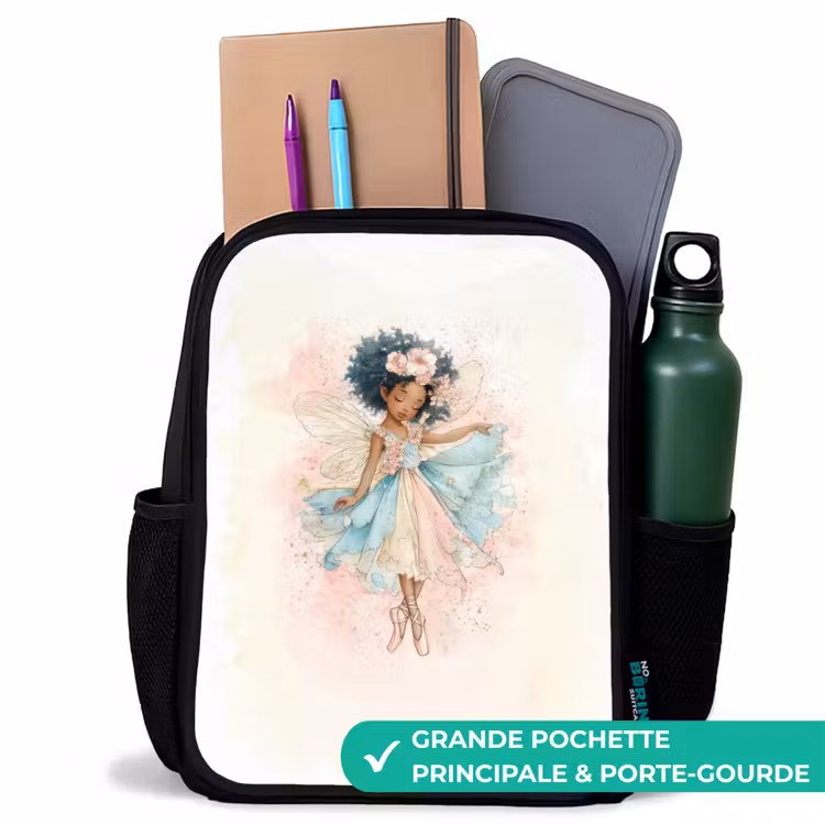 Sac à dos enfant - Noir - Elfe - Ballet - Coloré — 10