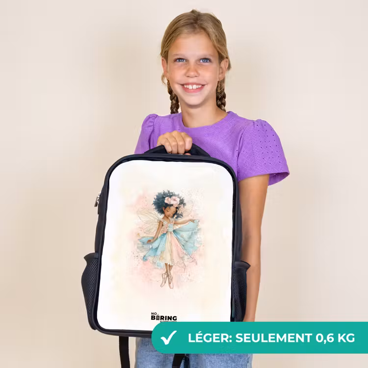 Sac à dos enfant - Noir - Elfe - Ballet - Coloré — 9