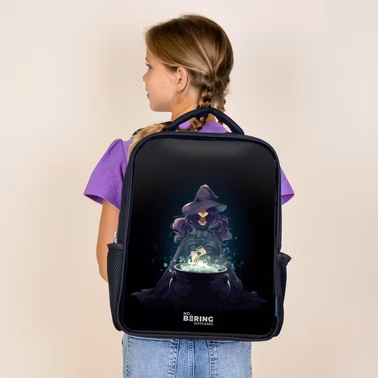 Sac à dos enfant - Noir - Sorcière - Chaudron - Magie — 4