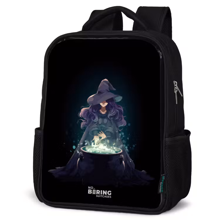 Sac à dos enfant - Noir - Sorcière - Chaudron - Magie — 6